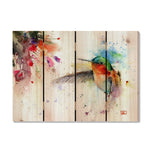 The Jewel Hummingbird by Crouser DaydreamHQ Fine Art on Wood 22x16