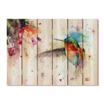 The Jewel Hummingbird by Crouser DaydreamHQ Fine Art on Wood 33x24