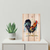 Colorful Rooster by Crouser DaydreamHQ Fine Art on Wood