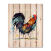 Colorful Rooster by Crouser DaydreamHQ Fine Art on Wood 32x42