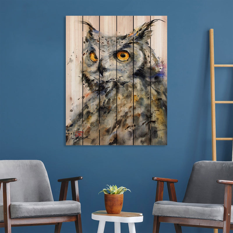 The Watching by Crouser DaydreamHQ Fine Art on Wood 32x42