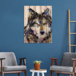 Wolf by Crouser DaydreamHQ Fine Art on Wood