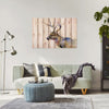 Colorful Deer by Crouser DaydreamHQ Fine Art on Wood 44x30