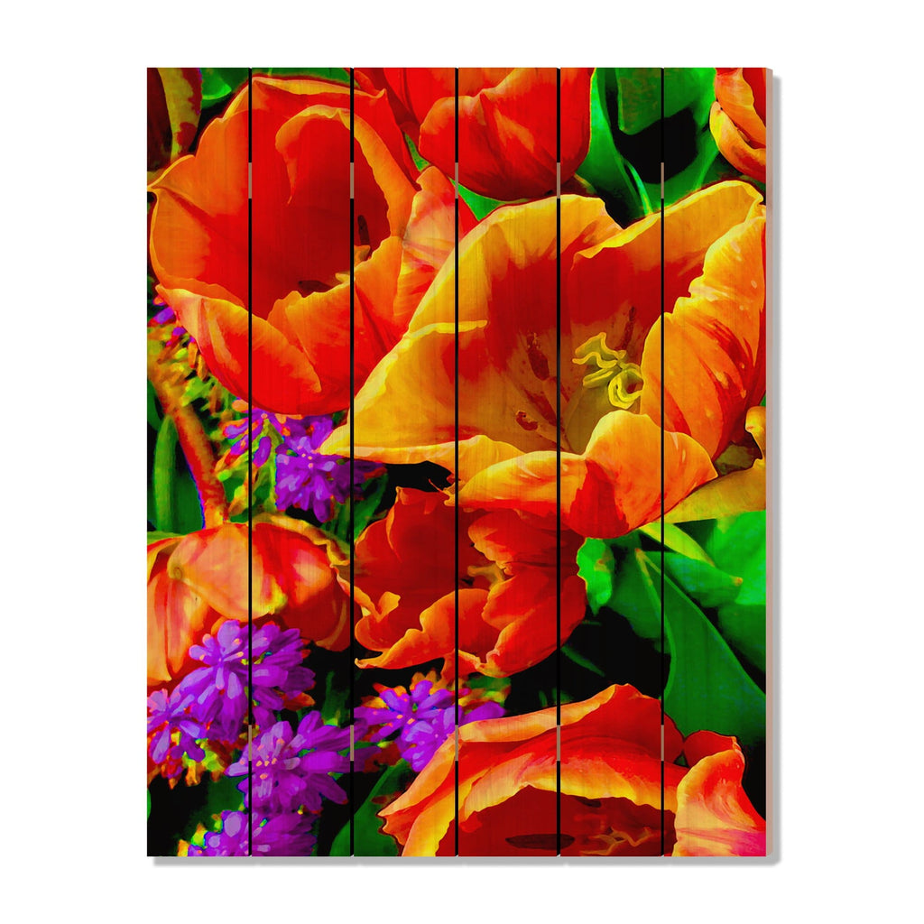 Full Bloom - Photography on Wood DaydreamHQ Photography on Wood 32x42