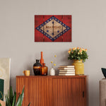 Arkansas State Historic Flag on Wood DaydreamHQ Rustic Flags 22"x16"
