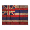 Hawaii State Historic Flag on Wood DaydreamHQ Rustic Flags 33"x24"