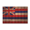 Hawaii State Historic Flag on Wood DaydreamHQ Rustic Flags 44"x30"