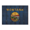 Montana State Historic Flag on Wood DaydreamHQ Rustic Flags 33"x24"