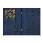 Nevada State Historic Flag on Wood DaydreamHQ Rustic Flags 33"x24"