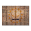Rhode Island State Historic Flag on Wood DaydreamHQ Rustic Flags 33"x24"