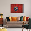 Tennessee State Historic Flag on Wood DaydreamHQ Rustic Flags