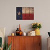 Texas State Historic Flag on Wood DaydreamHQ Rustic Flags 22"x16"