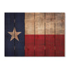 Texas State Historic Flag on Wood DaydreamHQ Rustic Flags 33"x24"