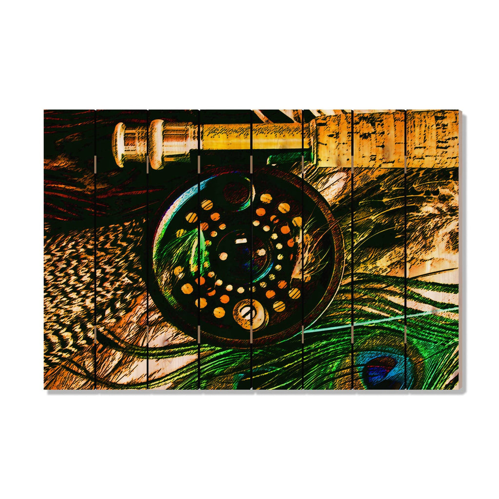 Fly Reel - Photography on Wood DaydreamHQ Photography on Wood 44x30