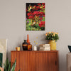 Hummingbird & Geranium by Giordano DaydreamHQ Fine Art on Wood