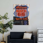 Cafe 66 - Photography on Wood DaydreamHQ Photography on Wood