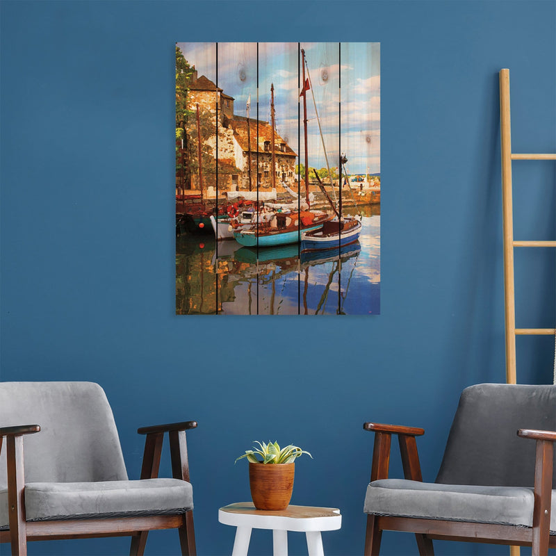 Island Harbor - Photography on Wood DaydreamHQ Photography on Wood