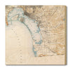 San Diego, California Map from 1904 DaydreamHQ Grand Wood Wall Art 24x24