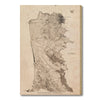 San Francisco, California Map from 1869 DaydreamHQ Grand Wood Wall Art 18x24