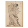 San Francisco, California Map from 1869 DaydreamHQ Grand Wood Wall Art 24x36