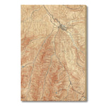 Aspen, Colorado Map from 1893 DaydreamHQ Grand Wood Wall Art 24x36