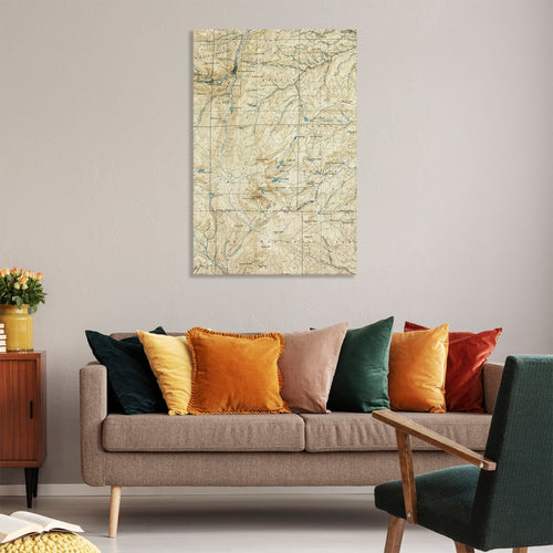 Georgetown, Colordao Map from 1903 DaydreamHQ Grand Wood Wall Art