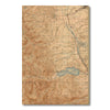 Mount Elbert, Colorado Map from 1939 DaydreamHQ Grand Wood Wall Art 32x48