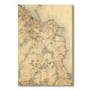 Plymouth, Massachusetts Map from 1894 DaydreamHQ Grand Wood Wall Art 32x48