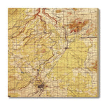 Bend, Oregon Map from 1929 DaydreamHQ Grand Wood Wall Art 32x32