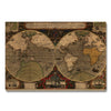 World Map from 1595 DaydreamHQ Grand Wood Wall Art 36x24