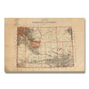 Wyoming Map from 1879 DaydreamHQ Grand Wood Wall Art 48x32