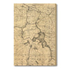 Yellowstone National Park Map from 1900 DaydreamHQ Grand Wood Wall Art 18x24
