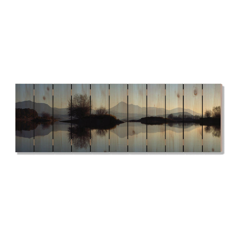 Still Lake - Photography on Wood DaydreamHQ Photography on Wood 60x20