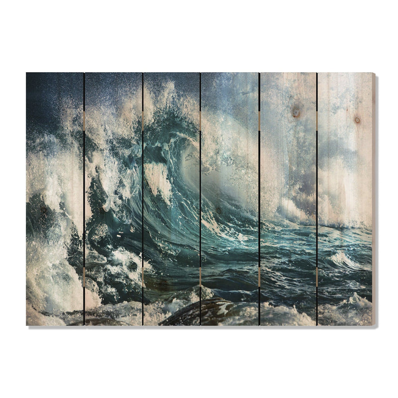 Wild Wave - Photography on Wood DaydreamHQ Photography on Wood 33x24