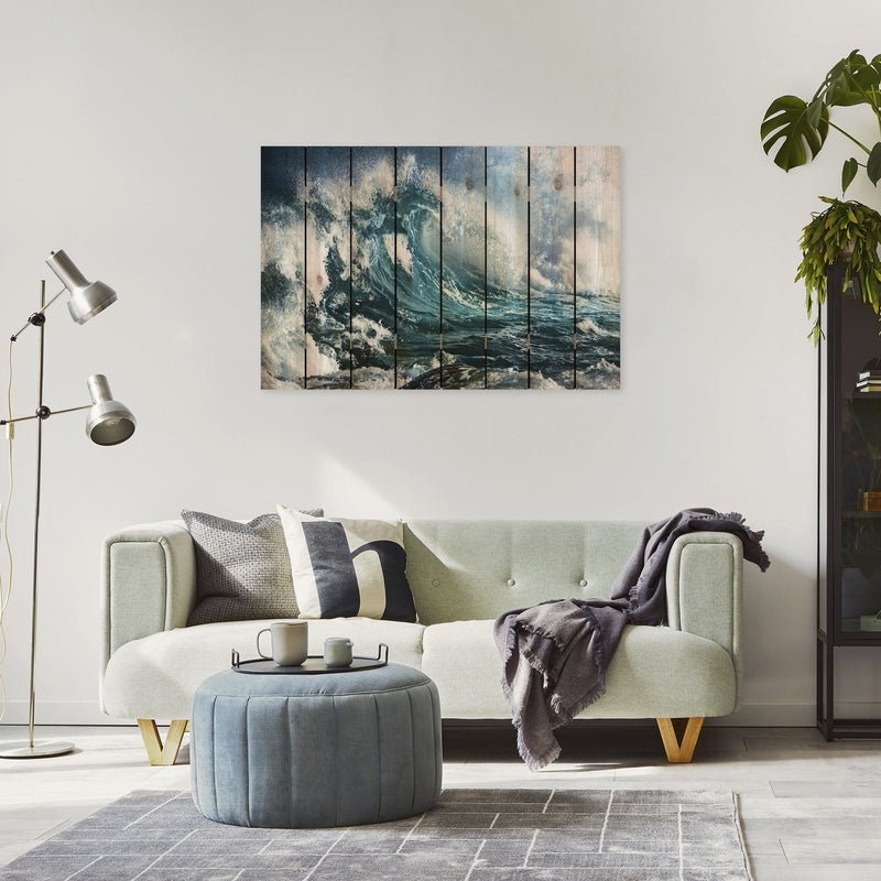 Wild Wave - Photography on Wood DaydreamHQ Photography on Wood 44x30
